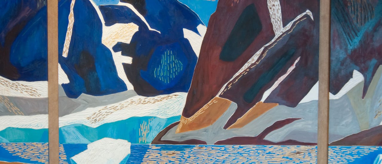 The specially commissioned art at Fram is created by local artists from the Arctic Circle