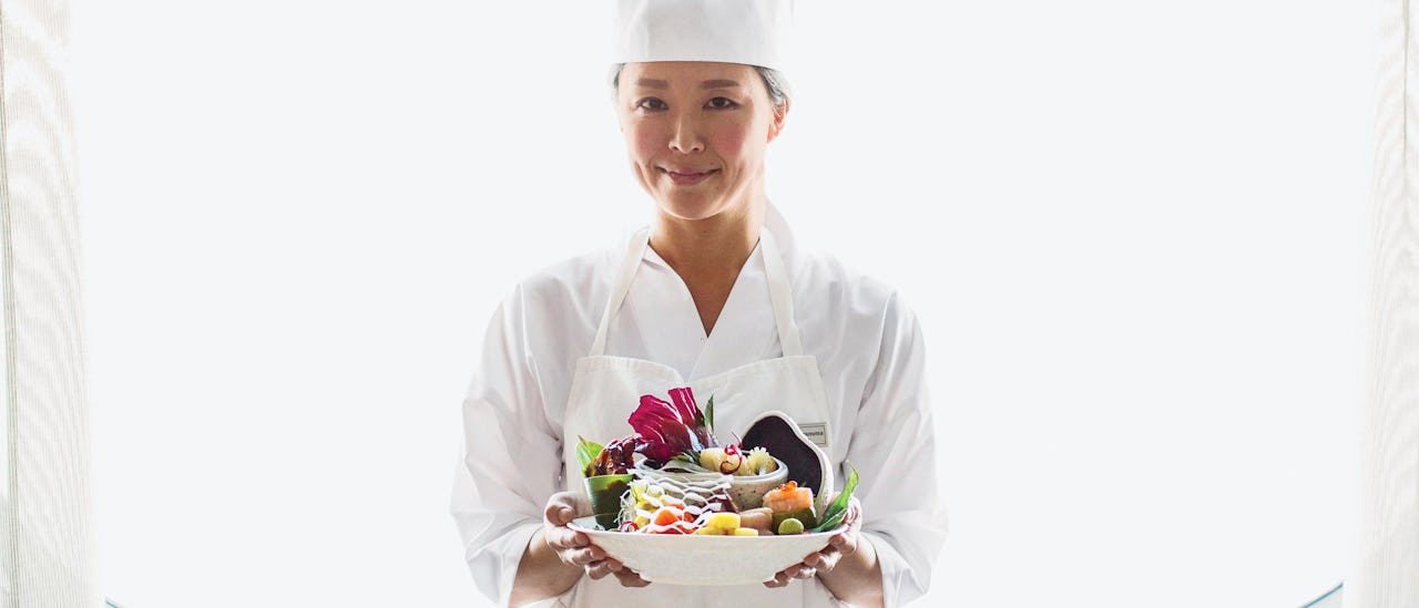 The Club offers made-to-order sushi every evening